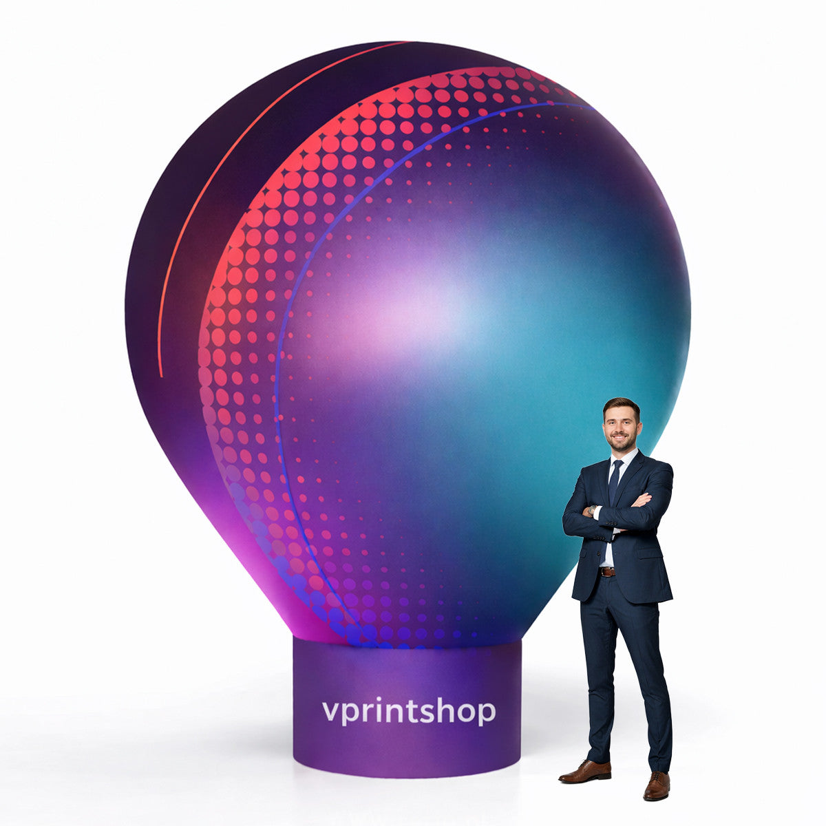 Balon reklamowy nadmuchiwany 4m Standard z nadrukiem