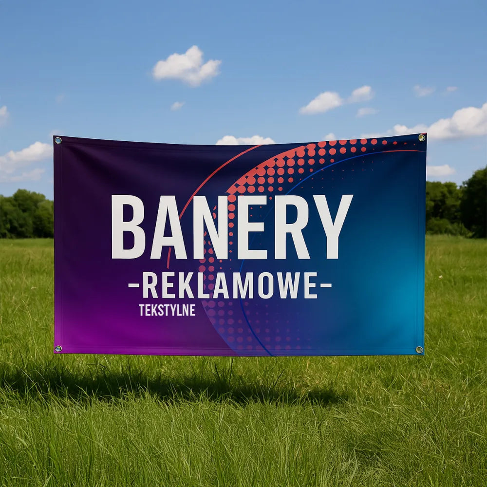 Baner reklamowy tekstylny