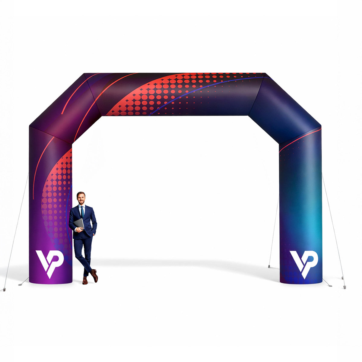 Brama reklamowa nadmuchiwana 4x3m Standard z nadrukiem