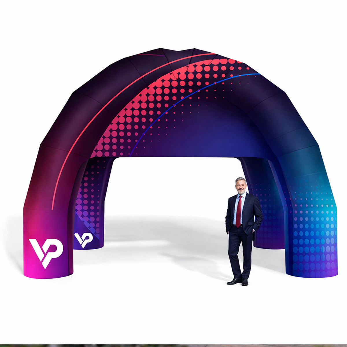 Namiot reklamowy Pająk nadmuchiwany 4x4m z nadrukiem