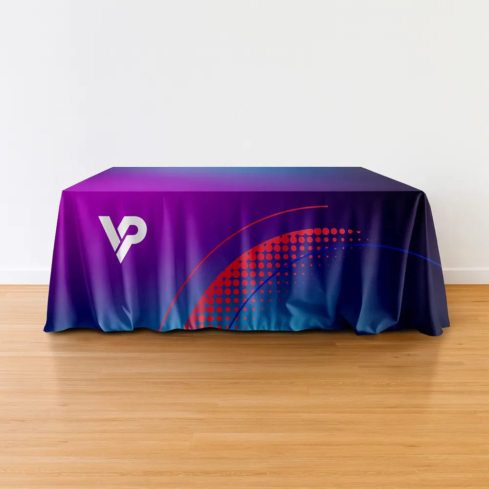 Obrus reklamowy z nadrukiem firmowym