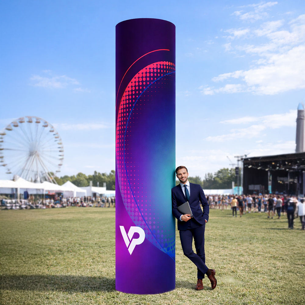 Słup Reklamowy Dmuchany 6m – Kolumna Pneumatyczna z Nadrukiem Indywidualnym